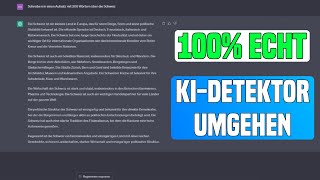 ChatGPT Text umschreiben lassen und KIDetektor umgehen Tutorial  SABO [upl. by Umeh787]