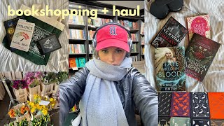 bookshopping vlog  haul 📖🌷☕️🎀 [upl. by Reisman]