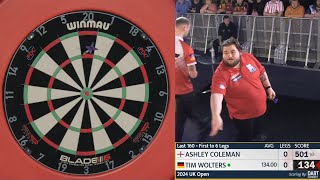 Ashley Coleman vs Tim Wolters  UK Open 2024  PDC Darts Full Match Replay [upl. by Trefor714]