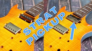 Stratocaster pickup in a humbucker slot [upl. by Ahsaele]