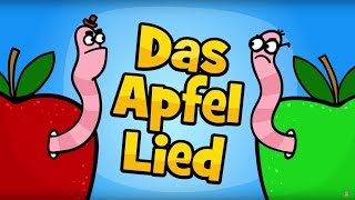 ♪ ♪ Kinderlied Apfel  Das Apfel Lied  Hurra Kinderlieder [upl. by Erbes255]