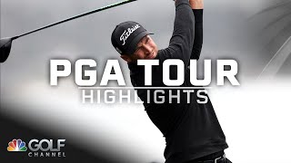 PGA Tour Highlights ATampT Pebble Beach ProAm Round 3  Golf Channel [upl. by Anohr805]