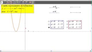 Courbes possibles du second degre [upl. by Navi]