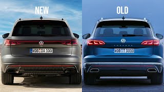 2024 Volkswagen Touareg vs Old VW Touareg 🔥 [upl. by Anirdna905]