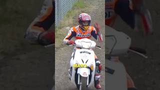 no two wheels are safe moped motogp marcmarquez scooter [upl. by Sheets]