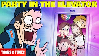 Party In The Elevator Animated Music Video based off FGTeeV Books Style [upl. by Eedrahc]