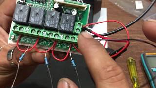 4 Channel Remote Relay 12 volts Tagalog [upl. by Auqenehs]