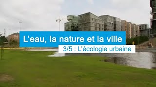 Leau la nature et la ville  35  ECOLOGIE URBAINE [upl. by Anelra]