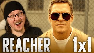 REACHER 1x1 REACTION amp REVIEW  Welcome to Margrave  First Time Watching [upl. by Terpstra201]