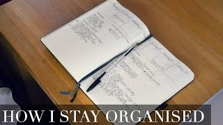 How To Stay Organised  My Bullet Journal Setup [upl. by Diskin]