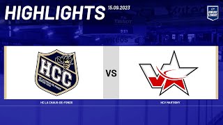 HC La ChauxdeFonds vs HCV Martigny  Highlights  15 septembre 2023 [upl. by Fanchette]