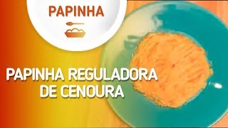 Papinha reguladora de cenoura [upl. by Anabahs709]