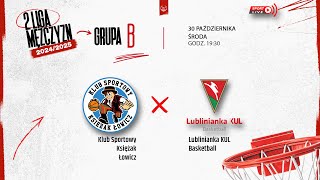 Klub Sportowy Księżak Łowicz  Lublinianka KUL Basketball 2 LM [upl. by Wistrup]