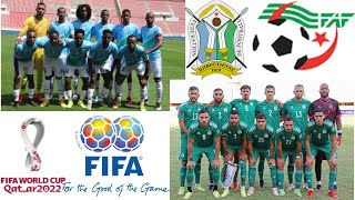 🔴 LIVE 🇩🇯 DJIBOUTI  🇩🇿 ALGERIE  Q MONDIAL 2022 QATAR FIFA FOOTBALL [upl. by Amadas]