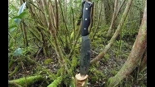 Survival Knife Jungle Test  LaRocca ST7 Knife [upl. by Indnahc988]