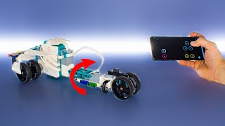 How to make an Amazing Motorcycle unusually turning  LEGO Mindstorms 51515 [upl. by Esbenshade]