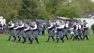 Ross amp Cromarty Pipes amp Drums School 3rd in Grade 3 at Banchory 2023 North of Scotland Championship [upl. by Tareyn]