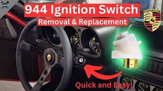 Porsche 944 Ignition Switch Replacement  Removing and Replacing a 944 Ignition Switch [upl. by Ias325]