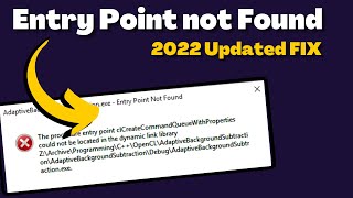 FIXED  “The Procedure Entry Point Not Found Dynamic Link Library” Error in Windows 11107 [upl. by Prasad206]