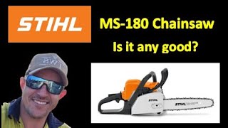 Review Stihl MS180 Chainsaw Should you buy one MS 180 Minni Boss stihlchainsaw stihl [upl. by Cyrille]