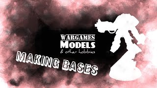 Making Bases Part 3 Mounting the Space Marines to the bases [upl. by Notrub]