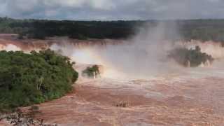 Cataratas do Iguaçu Maior cheia da História  09062014 [upl. by Eet794]