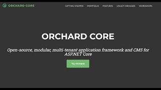 OSS Spotlight  Build websites with a modern ASPNET Core CMS – Orchard Core [upl. by Salomone762]