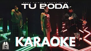 KaraokeOscar Maydon x Fuerza RegidaTu Boda [upl. by Giavani178]