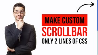 Custom Scrollbar CSS  CSS Scrollbar Edit  Change Style Of Scrollbar CSS [upl. by Arded741]