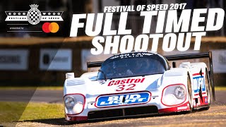 Full Timed Shootout Goodwood FOS 2017 [upl. by Ahsitul]