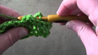 Back Post Double Crochet Stitch BPdc by Crochet Hooks You [upl. by Swisher]