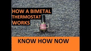 How Does a Bimetal Thermostat Work [upl. by Fabron92]