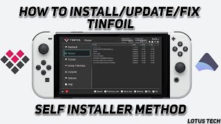 How To Installfixupdate Tinfoil for Nintendo Switch 1180 guide  Self Installer [upl. by Ylram]