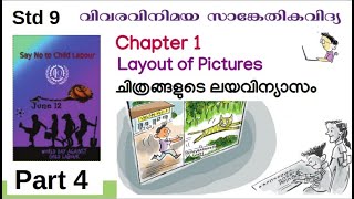 ICT Tutorials Std 9 Chapter 14 Gimp ചിത്രങ്ങളുടെ ലയവിന്യാസം Layout of Pictures [upl. by Masao]