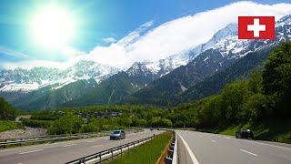 Driving in Switzerland  Highway Bern to Luzern  4K [upl. by Kettie]