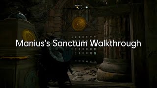 Assassins Creed Valhalla  Tombs of the Fallen  Maniuss Sanctum Walkthrough [upl. by Ziwot]