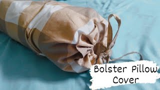 How To Make a Bolster Pillow Cover I DIY Bolster Pillow I Sewing Beginner I Sewing Ideas [upl. by Ahsiened]