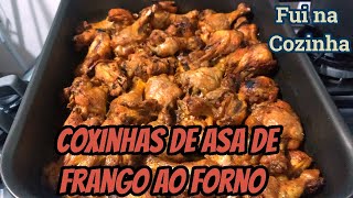 COXINHAS DE ASA DE FRANGO AO FORNO  FUI NA COZINHA [upl. by Ravel]