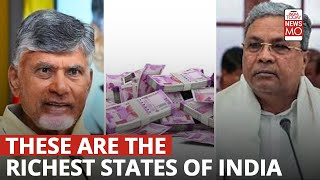 Indias richest and poorest states South leads GDP race [upl. by Enellij]