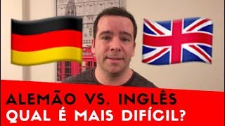 ALEMÃO vs INGLÊS Qual é Mais Difícil Gabriel Poliglota [upl. by Haila]