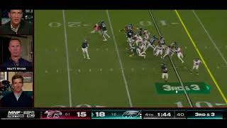 This Saquon Barkley Drop LOST THE GAME For the Philadelphia Eagles vs the Atlanta Falcons [upl. by Cris]