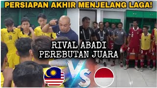 DERBY NUSANTARA  Persiapan Akhir Timnas Indonesia U17 amp Malaysia U17 menjelang laga malam ini [upl. by Saphra]