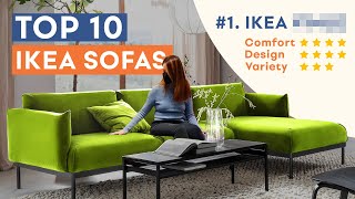 Top 10 IKEA Sofas Of The Year  Reviewing the Most Popular Models 2022 Update [upl. by Hajar]