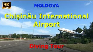 Driving to Chișinău International Airport 4K UHD Tour Moldova June 2022 [upl. by Fini279]