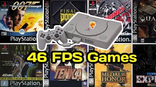 Best 46 FPS Games for PS1 [upl. by Naujik]