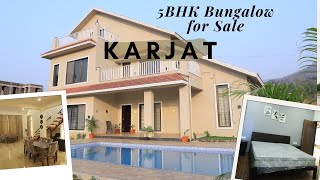 Discover the DREAM 5BHK Bungalow with Private Pool in Karjat [upl. by Idolla521]