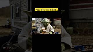 Yoda getting crumbeld starwars ai pikalabs [upl. by Garlaand]