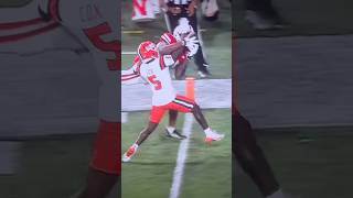 Torrie Cox STRIPS BALL for interception on Isaiah Naylor catch cfb fightingillini cornhuskers [upl. by Lali]