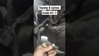 Toyota forklift error code 671 [upl. by Adolf]