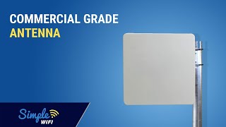 Commercial Grade 24GHz Outdoor WiFi Antenna Panel Patch 143dBi Directional 80211bg [upl. by Manchester160]